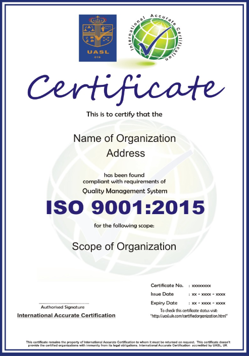 What is ISO Certification